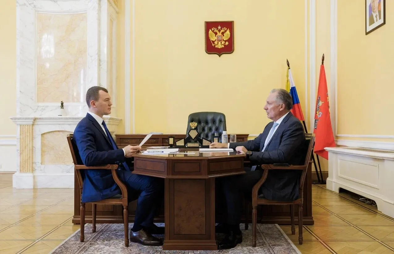 Состоялась рабочая встреча Станислава Позднякова и Михаила Дегтярева