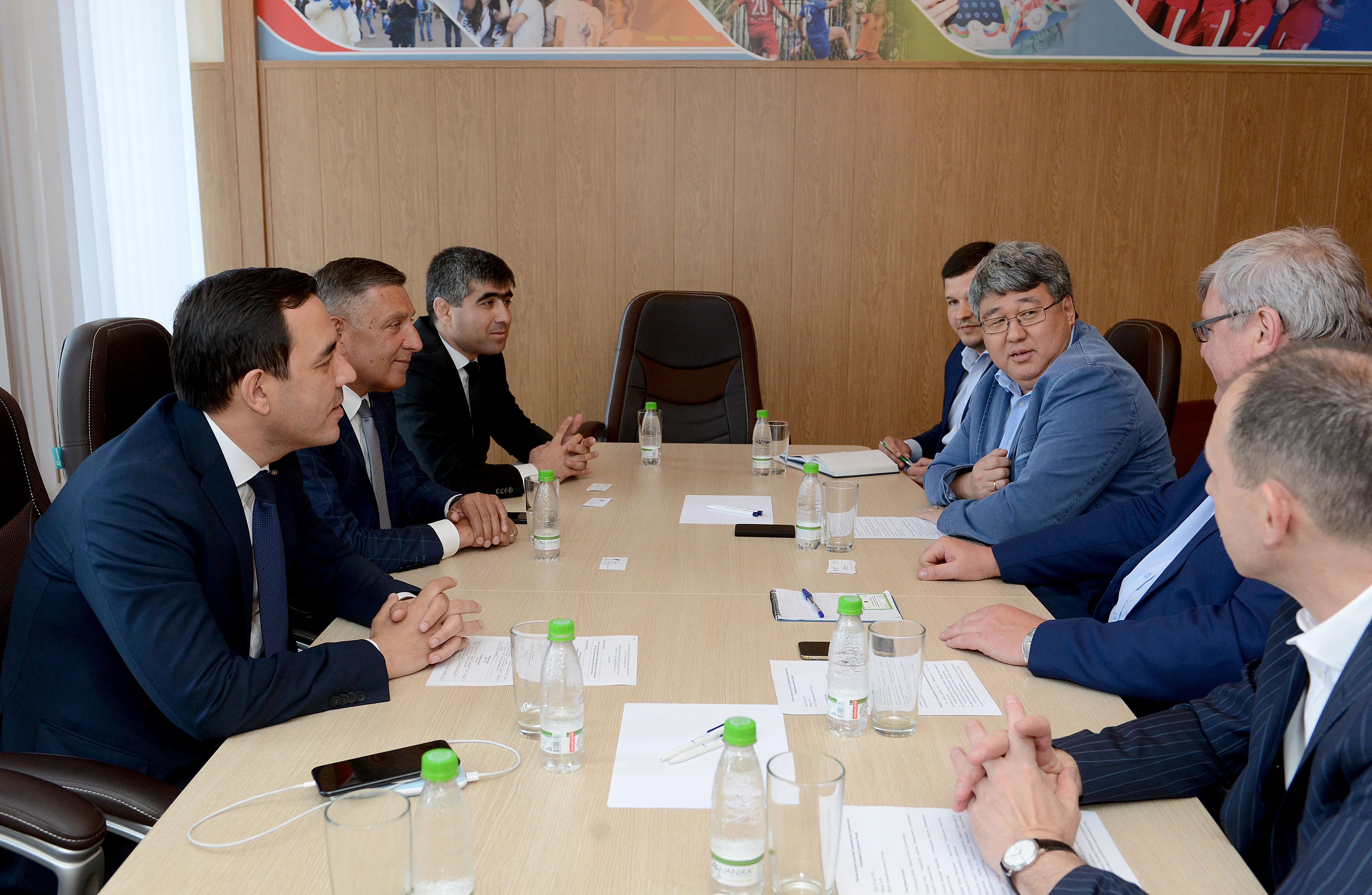 Vladimir Sengleev met with the delegation of the NOC of Turkmenistan