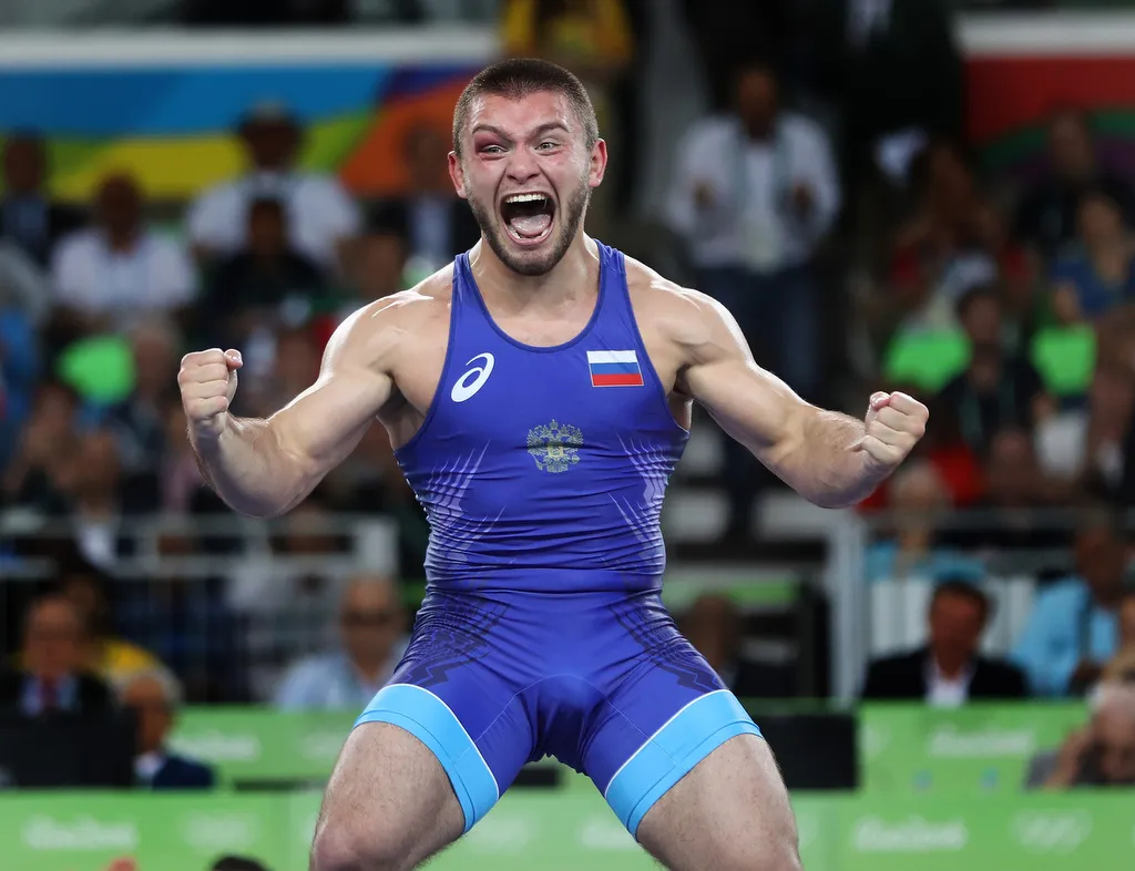 Photo gallery. Greco-Roman wrestling. David Chakvetadze.
