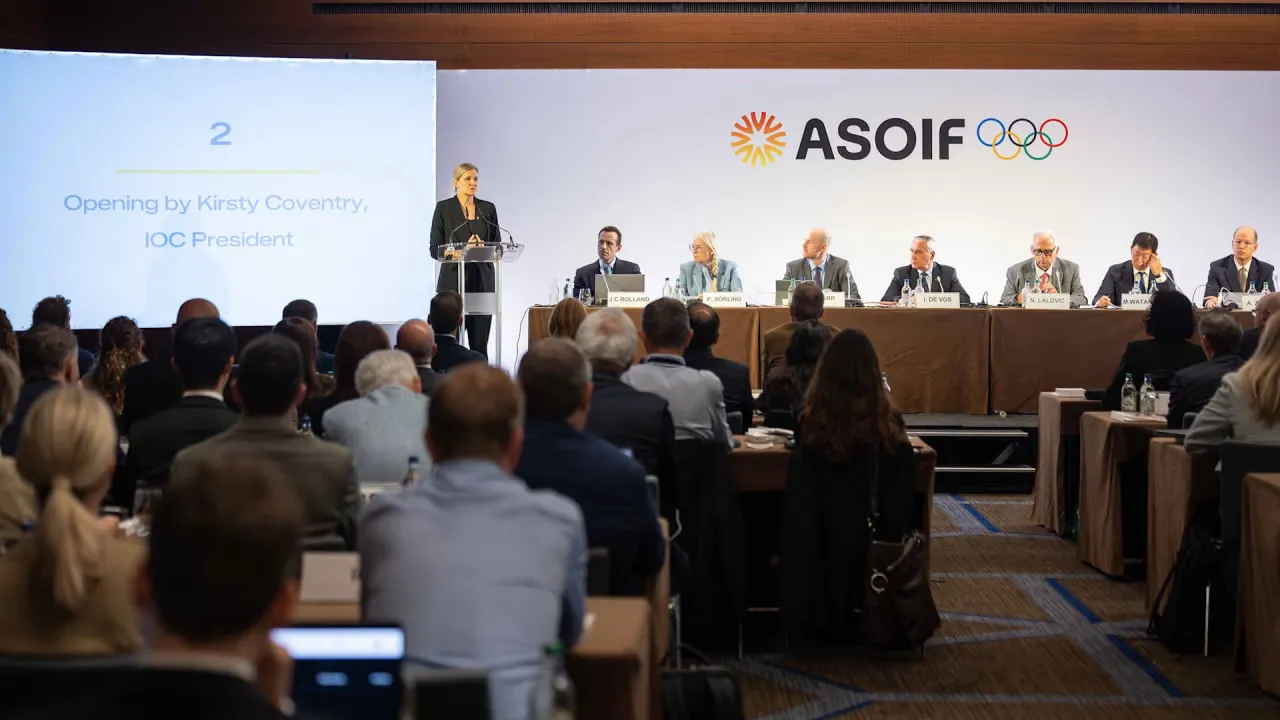 Кирсти Ковентри выступила с речью на Генеральной ассамблее ASOIF