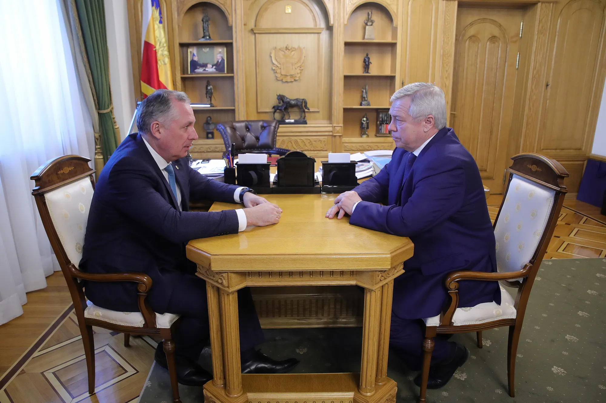 Станислав Поздняков и Василий Голубев обсудили вопросы дальнейшего сотрудничества