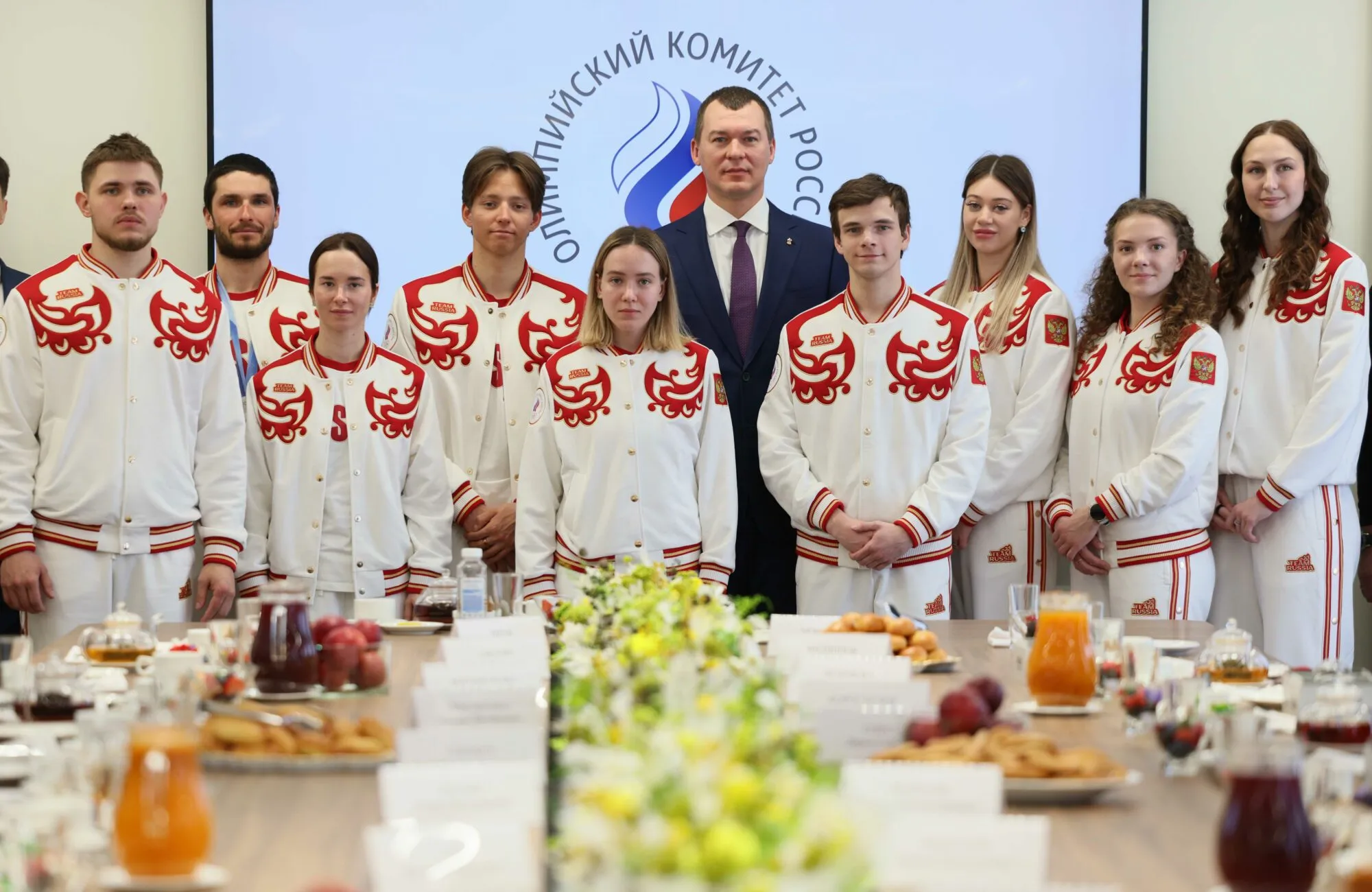 Michael Degtyarev met with the Olympic Games in Milano Cortina d’Ampezzo participants