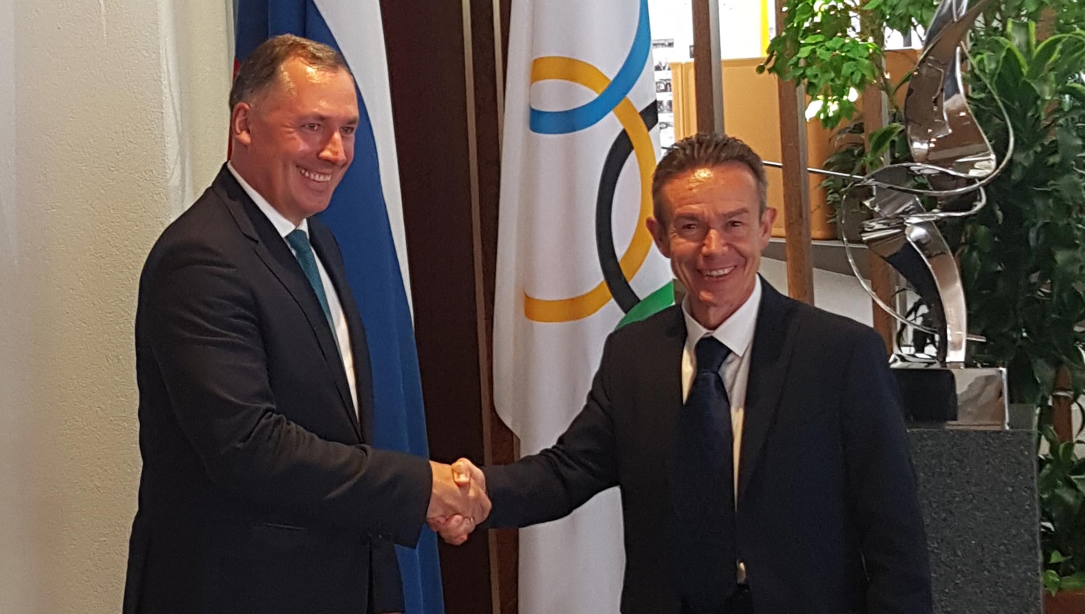 Stanislav Pozdnyakov held talks at the IOC headquarters