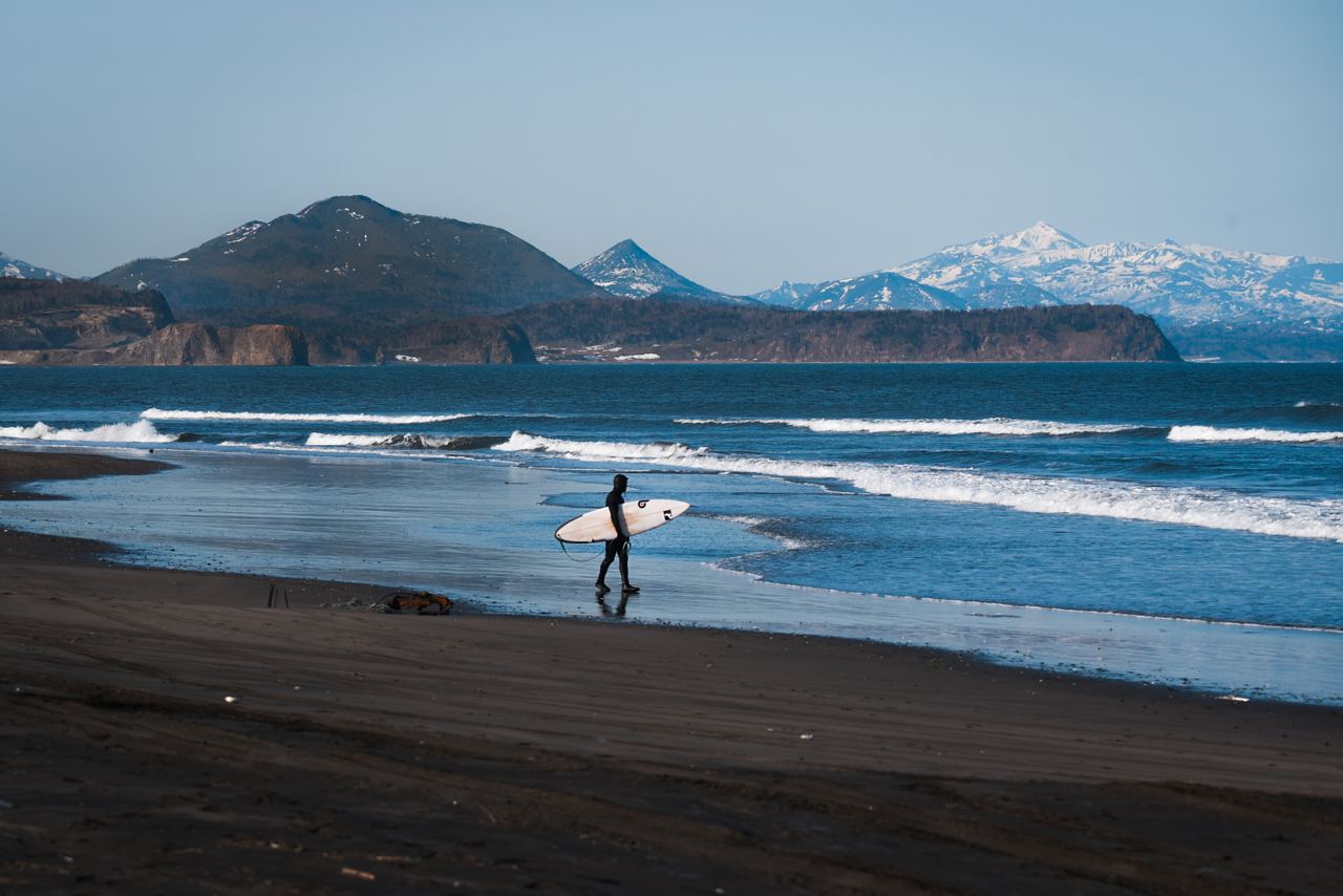 Russian National Surf Team Training on Shikotan Island