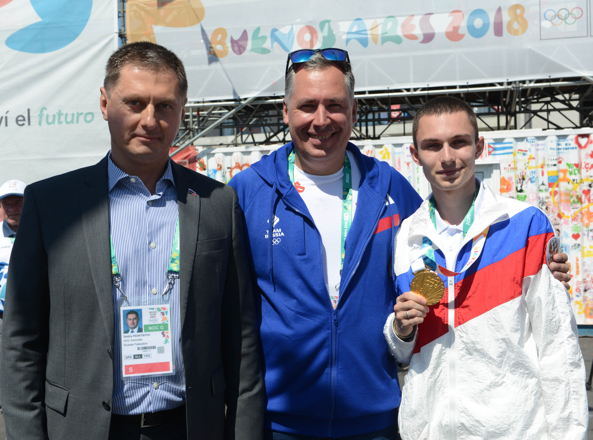 Honoring young Olympians.