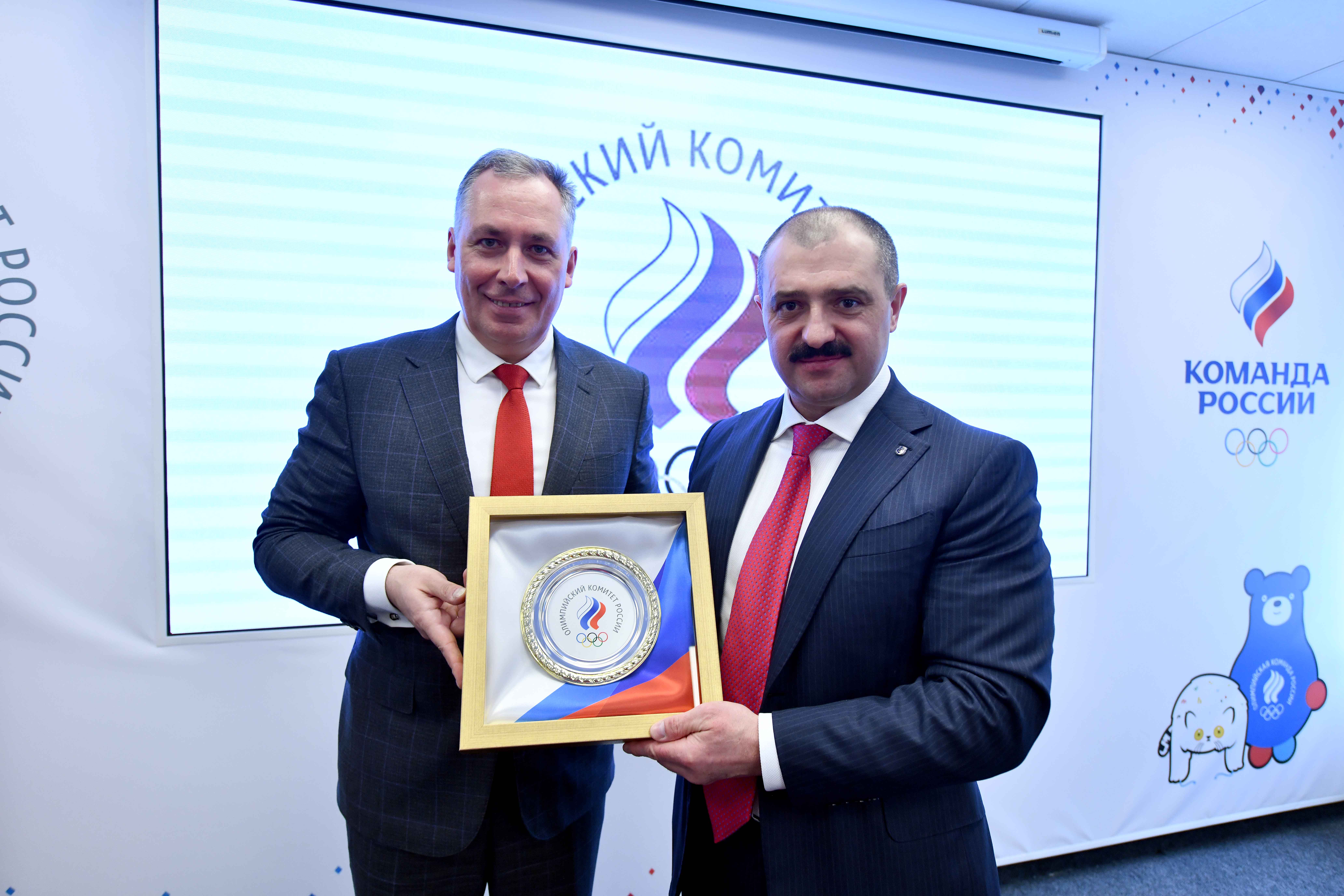 The NOC of Belarus Leadership Paid a Working Visit to Moscow