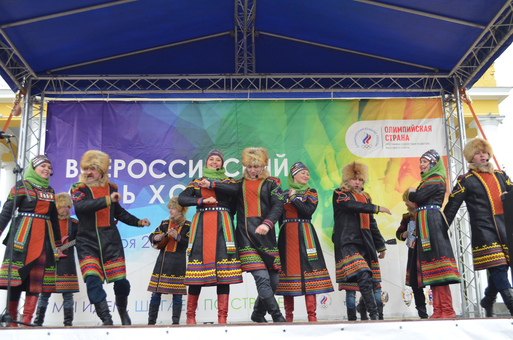 A day of walking on Red Square in Cheboksary