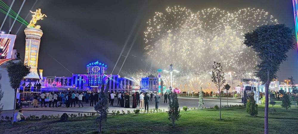 Родион Плитухин принял участие в мероприятиях, приуроченных к открытию города Аркадаг