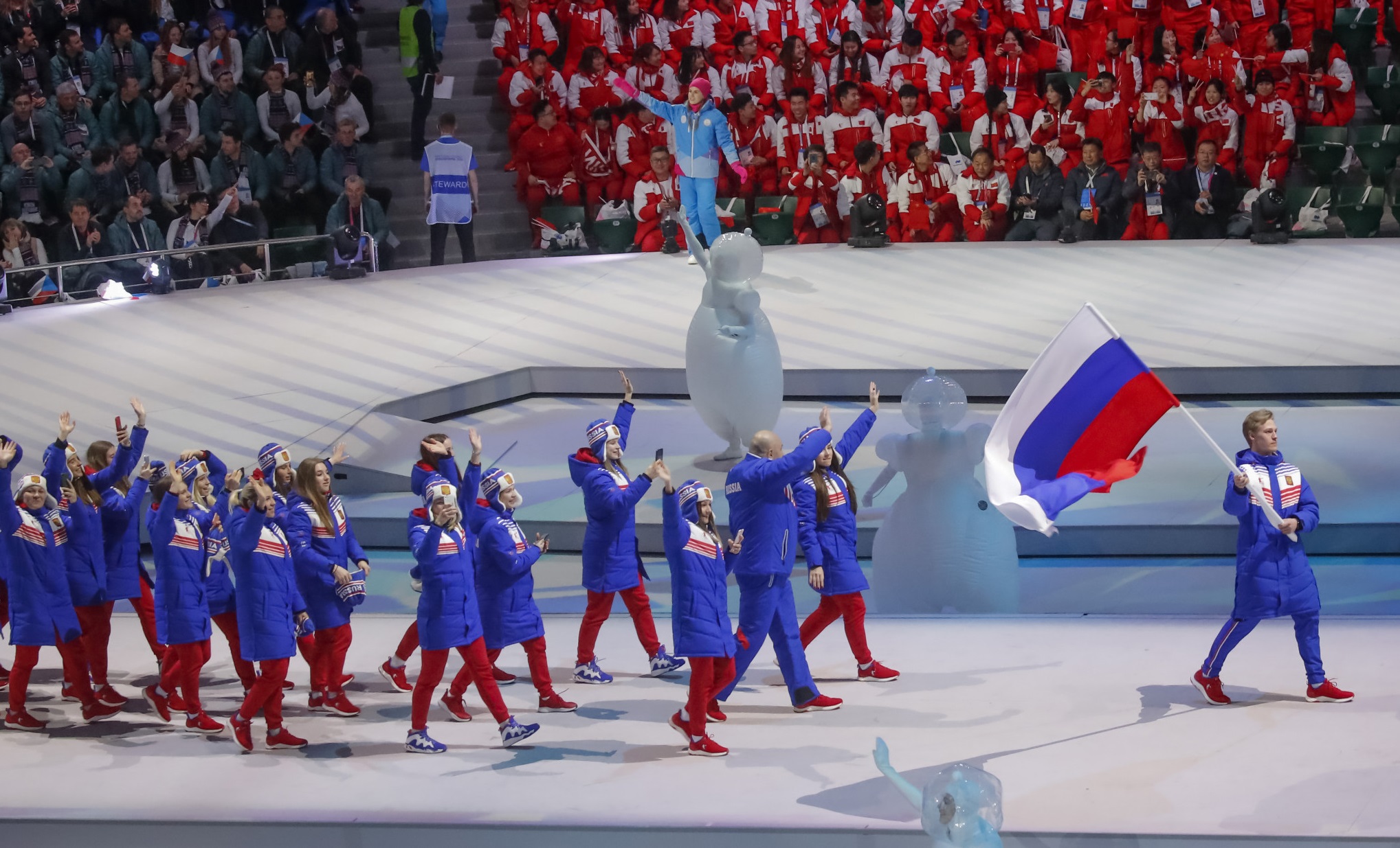 Центр зимних видов спорта на берегах Енисея