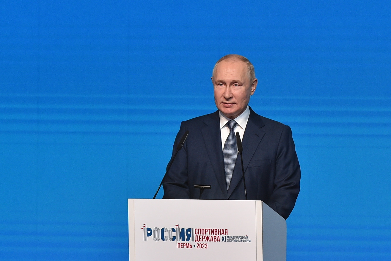 Владимир Путин:  «Россия готова и будет взаимодействовать со всеми, кто разделяет традиционные ценности и принципы спорта»