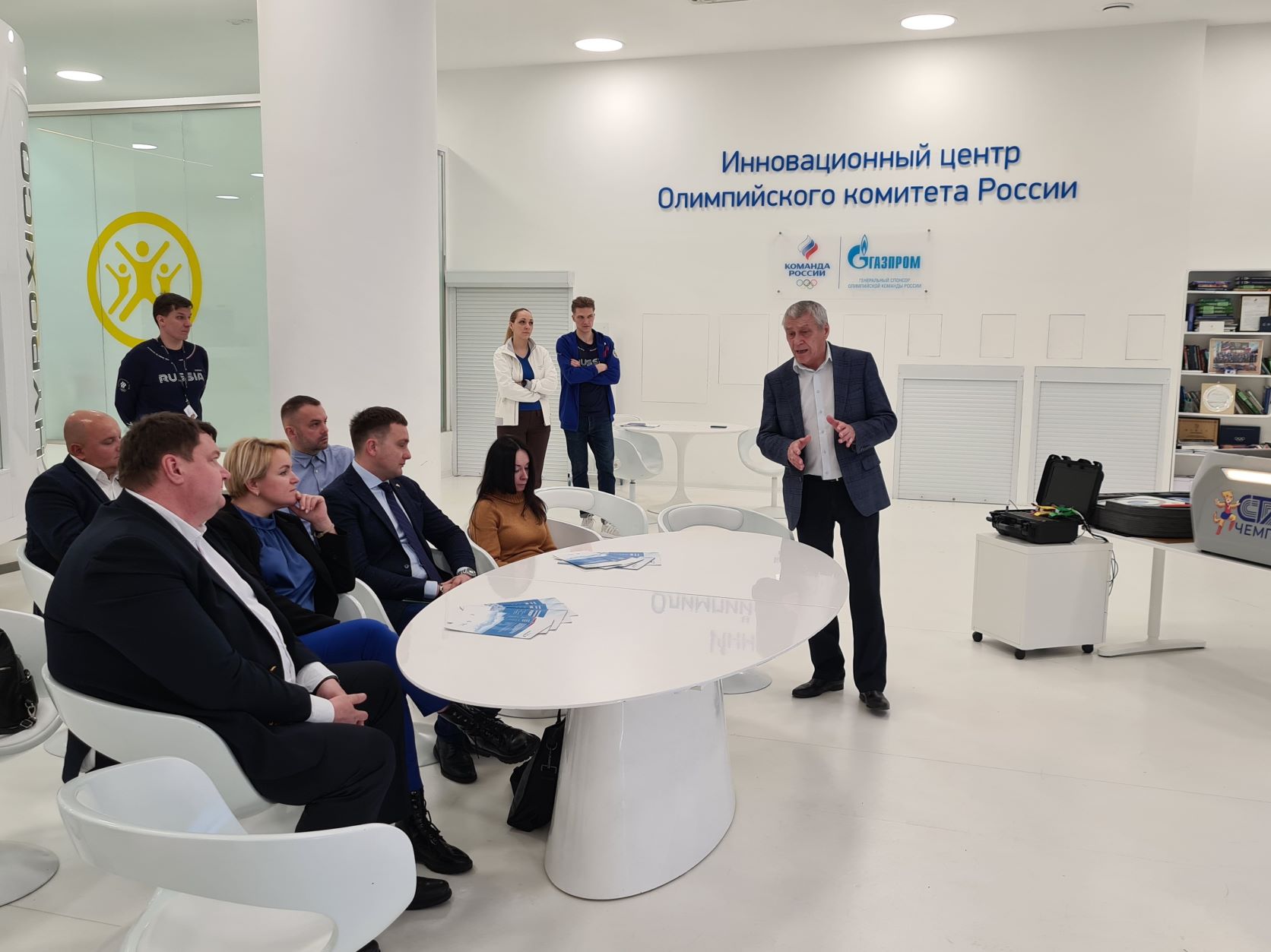 Делегация НОК Республики Беларусь посетила Инновационный центр ОКР
