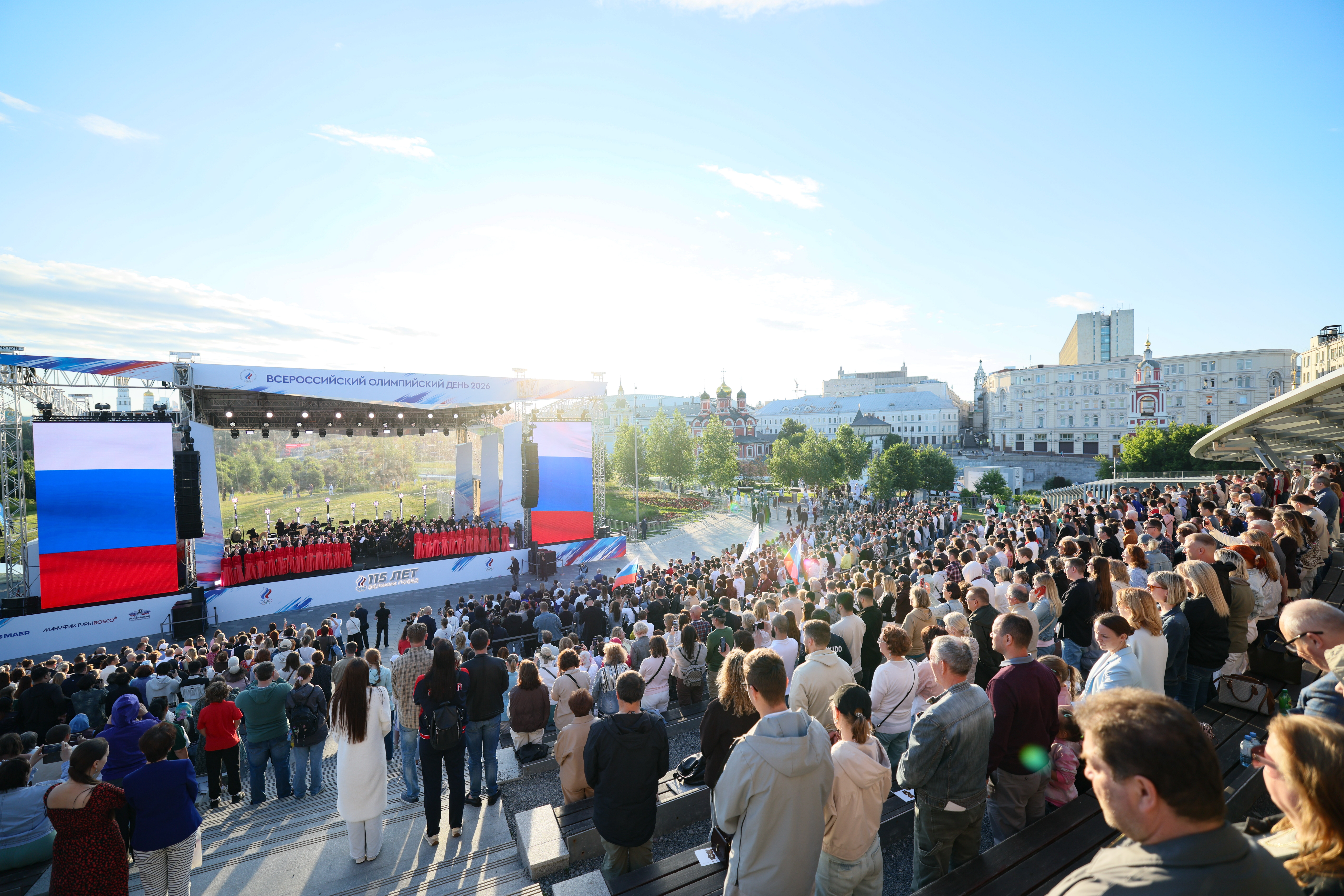 В Москве отметили Олимпийский день!