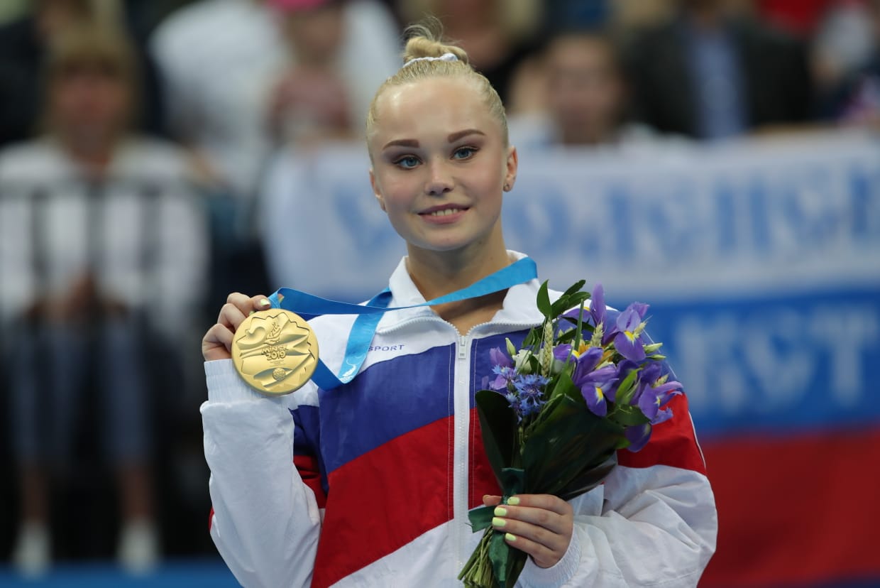 «Золотой» дубль российских гимнастов.
